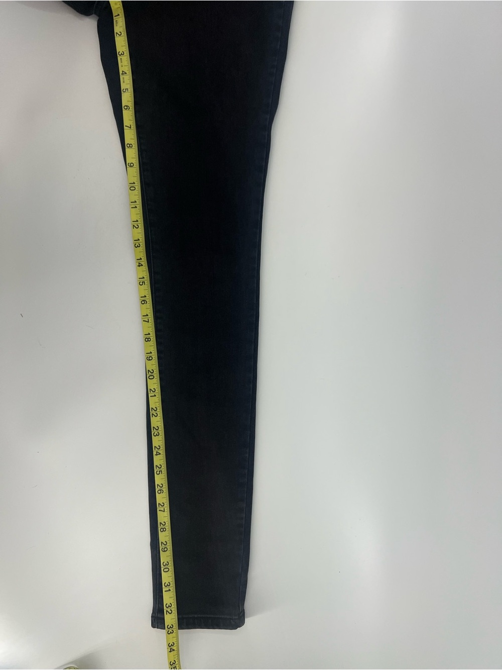 Mossimo Black Curvy Skinny Jeans High Rise Slim Fit 6 or 28 L Long - Picture 10 of 10